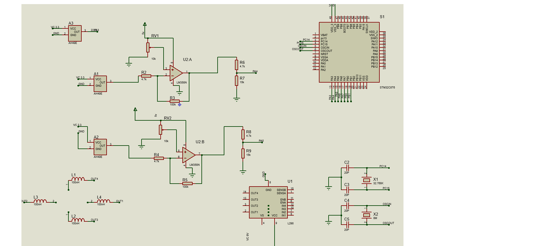 基于stm32的下推式磁悬浮制作 附源程序与仿真原理图插图(1)